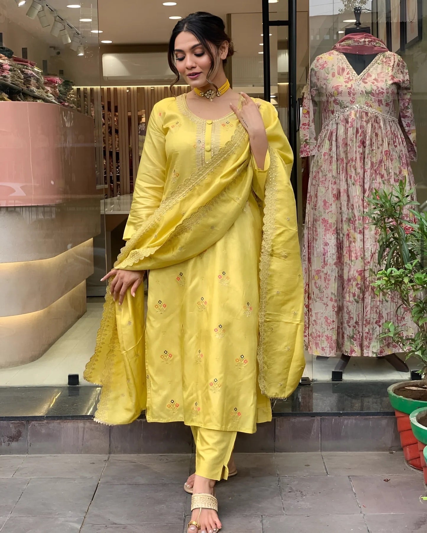 Simple yet elegant This is how we describe our latest launched dresses(NFRD402)