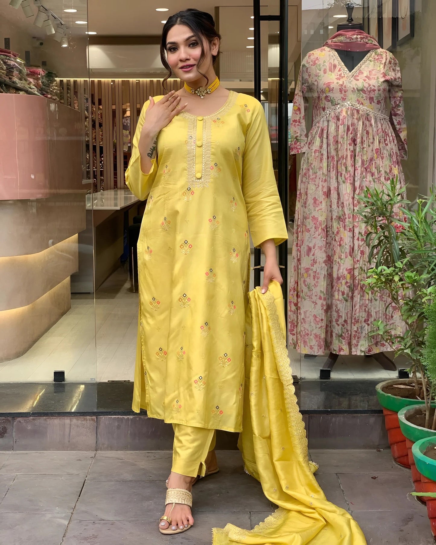 Simple yet elegant This is how we describe our latest launched dresses(NFRD402)
