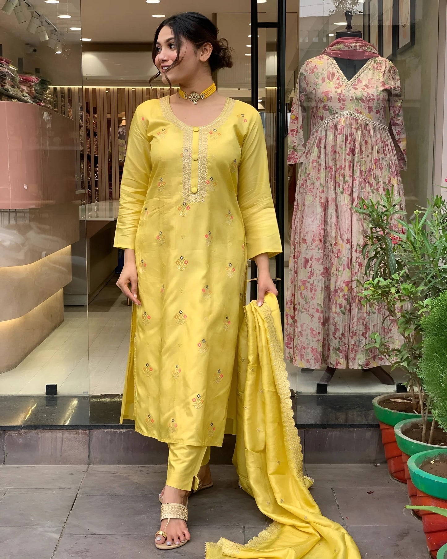 Simple yet elegant This is how we describe our latest launched dresses(NFRD402)